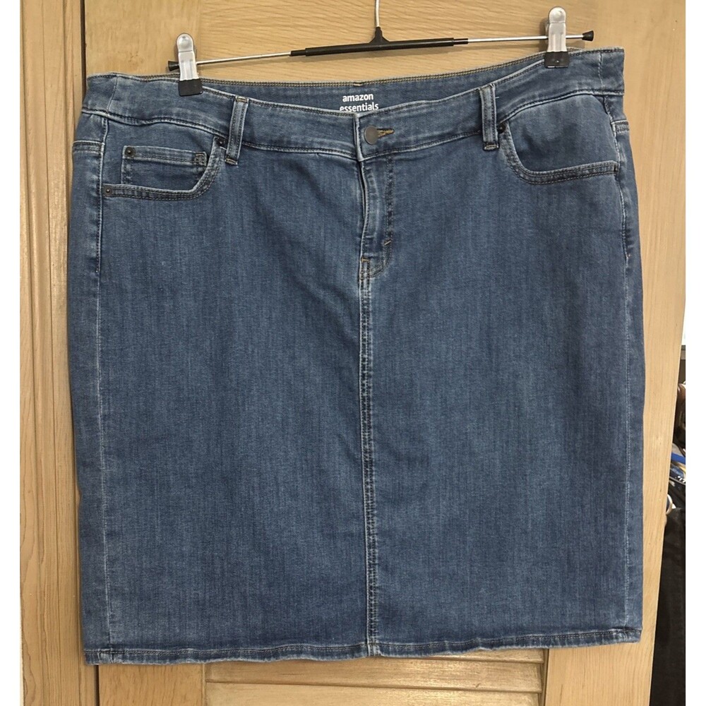 Blue  Denim Skirt By Amazon Essentials Size 20W